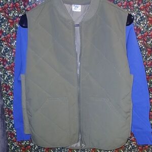 Zara Kids Olive Green Quilted Vest